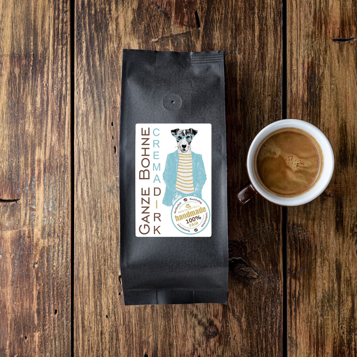 roestkartell shop kaffee Crema Dark Front Ihre Kaffeerösterei und Kaffeelieferant für Gastronomie, Bäckerei, Hotellerie und Unternehmen