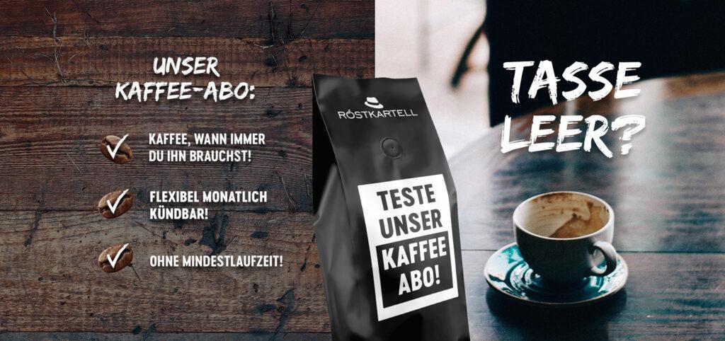 roestkartell kaffeeabo banner 1 vorschau Ihre Kaffeerösterei und Kaffeelieferant für Gastronomie, Bäckerei, Hotellerie und Unternehmen