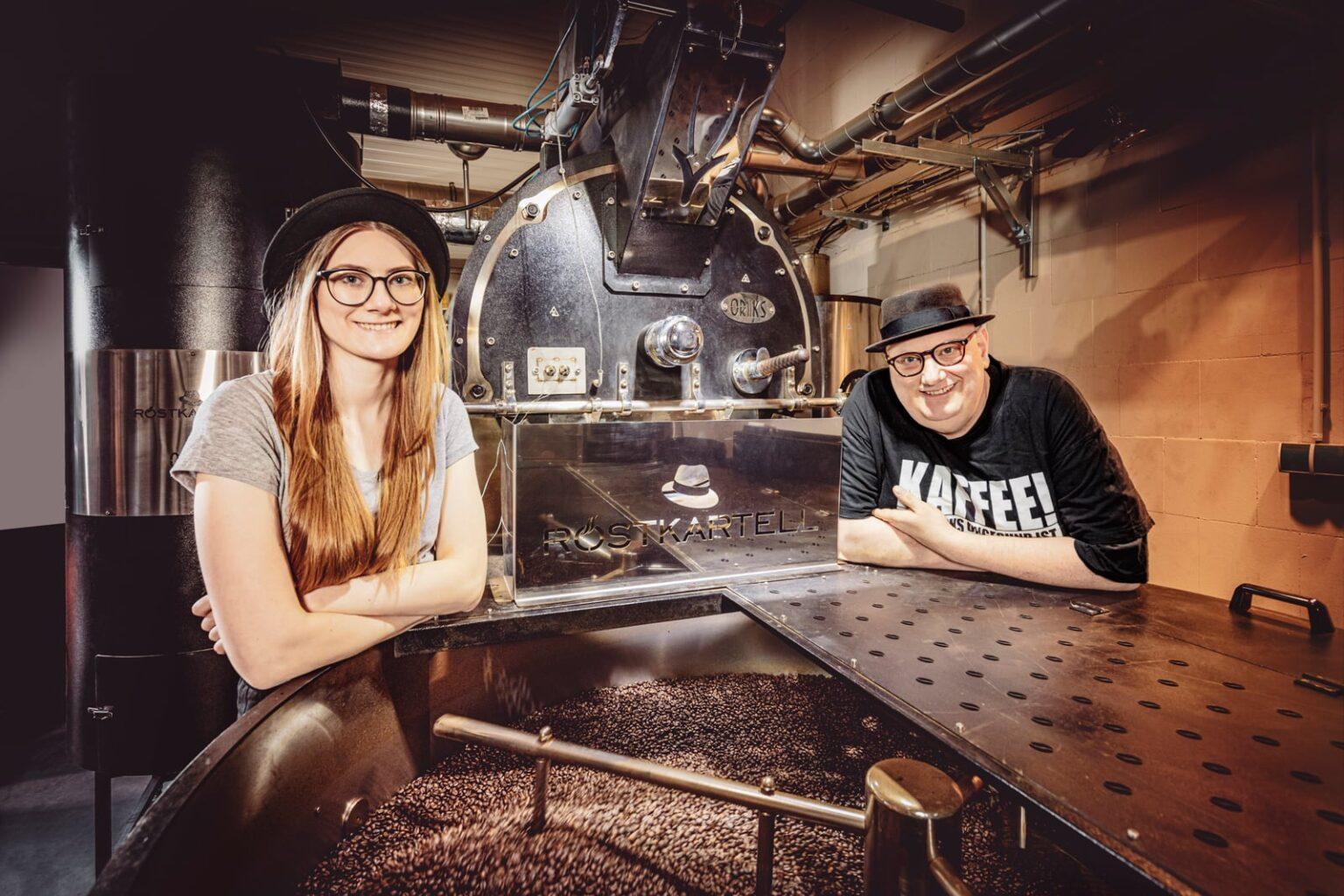 Kristin und Dirk sind das Röstkartell: Eine Kaffeerösterei in Osnabrück